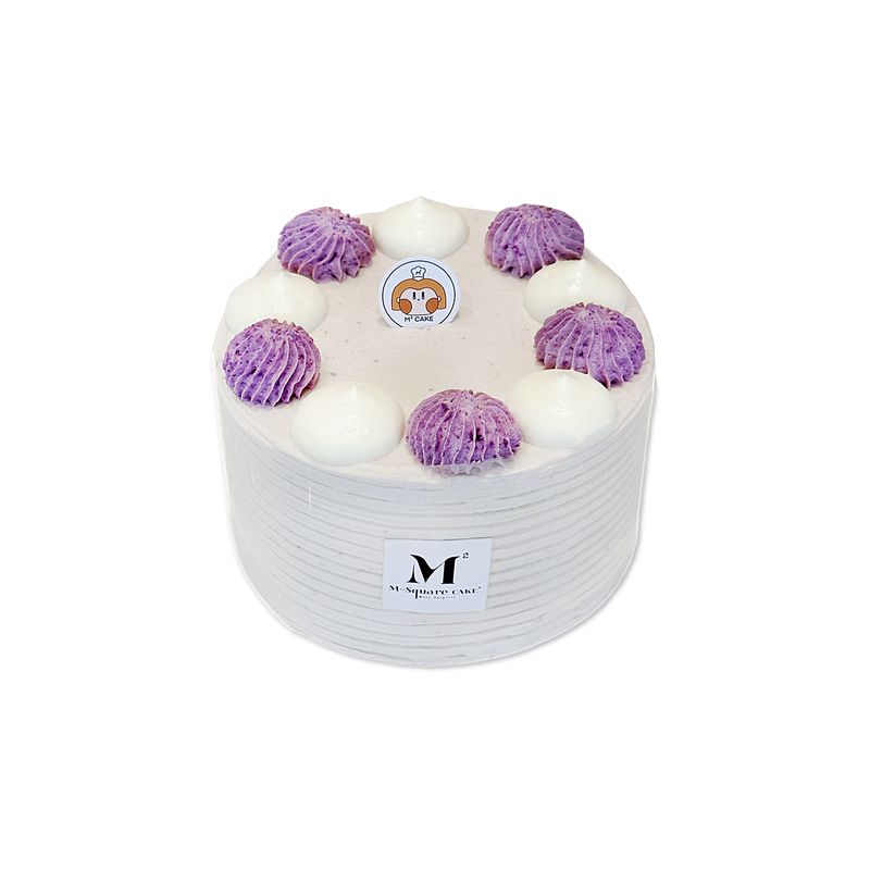 Taro &amp; Mochi Chiffon Cake