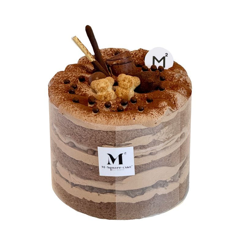 5 Inch Dark Chocolate Chiffon Cake