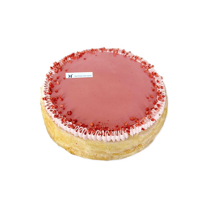  Lychee &amp; Berry Mille Crepe Cake