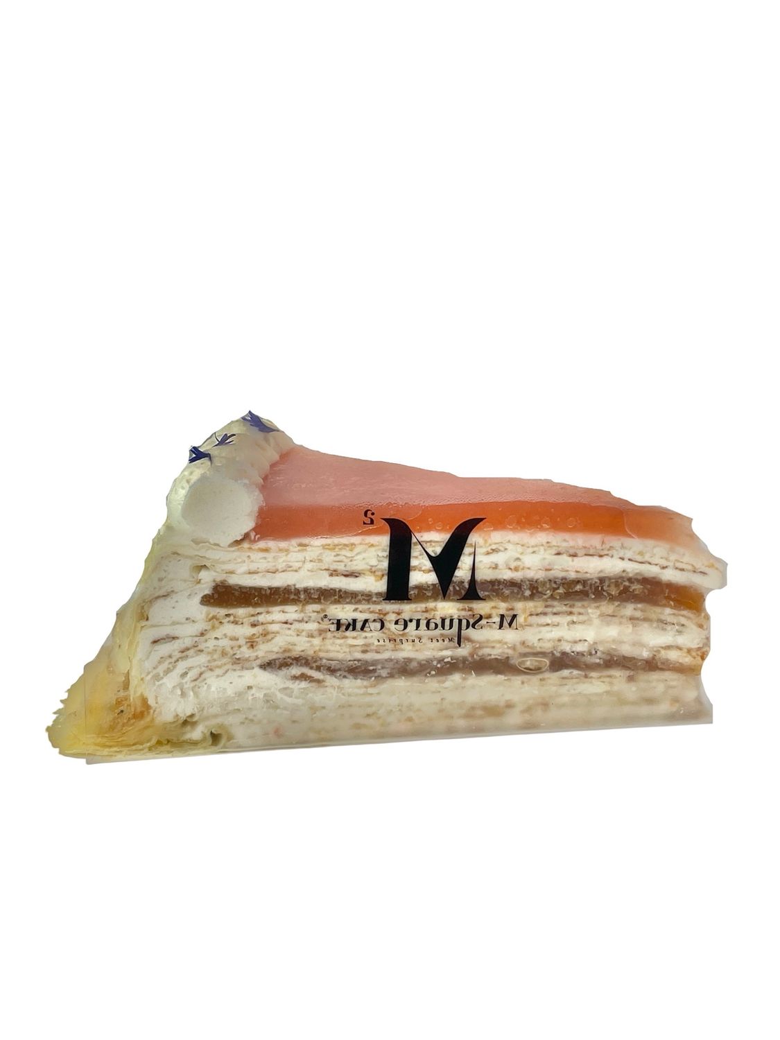 桃桃乌龙茶千层 OOlong Tea & Peach Mille Crepe Cake 桃桃乌龙茶千层 OOlong Tea & Peach Mille Crepe Cake