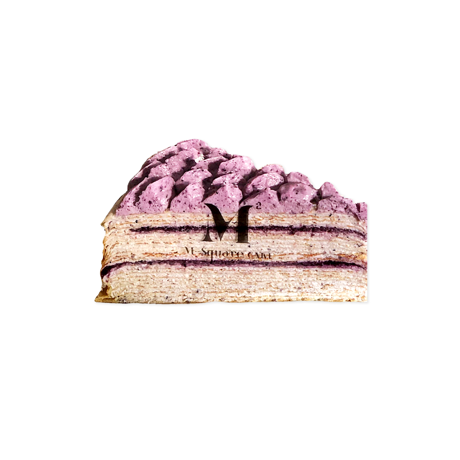  Blueberry Cheese Mille Crepe Cake