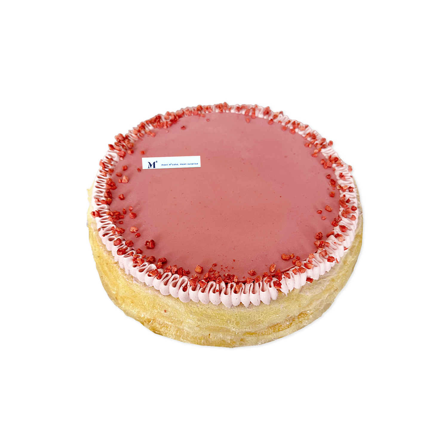 Lychee &amp; Berry Mille Crepe Cake