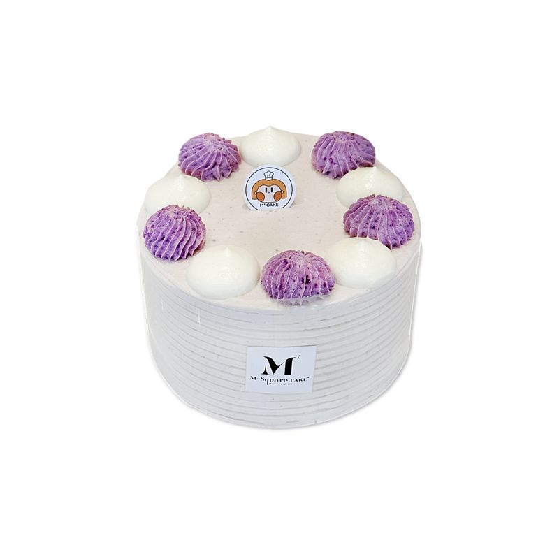 5 Inch Taro &amp; Mochi Chiffon Cake