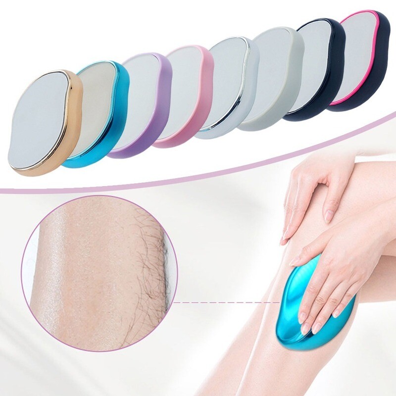 Crystal Physical Hair Eraser Painless Safe Epilator Easy Cleaning Reusable Body Beauty Depilation Tool Glass Crystal Hair Removal