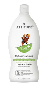 attitude dish soap | green apple &amp; basil