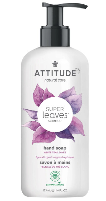 attitude hand soap | white tea leaves