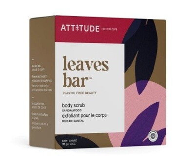 attitude body scrub bar | sandalwood