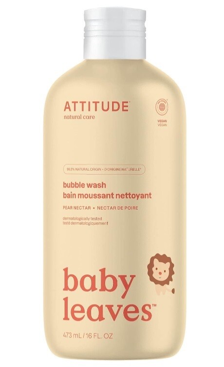 attitude bubble wash | baby | pear nectar