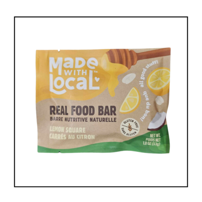 made with local lemon square