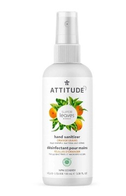 attitude hand sanitizer | orange leaves
