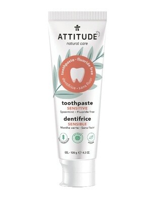 attitude toothpaste | sensitive | fluoride free