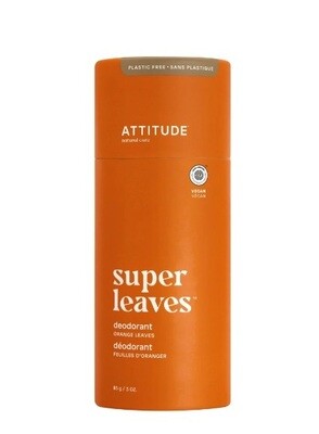attitude deodorant | orange leaves