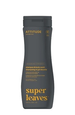 attitude shampoo &amp; body wash | men | sport