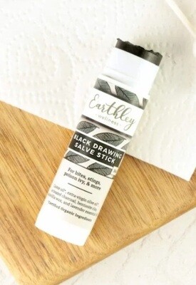earthley black drawing salve | stick
