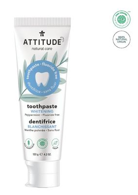 attitude toothpaste | whitening | fluoride free
