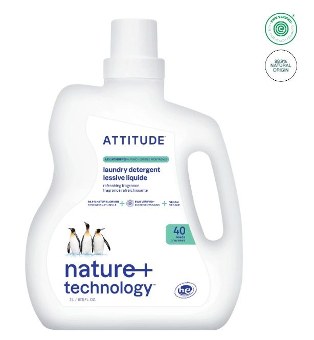 attitude laundry detergent - mountain fresh | 40 loads