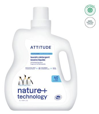 attitude laundry detergent - wildflowers | 40 loads