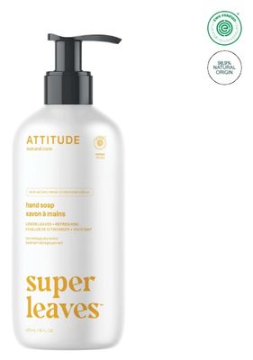 attitude hand soap | lemon leaves