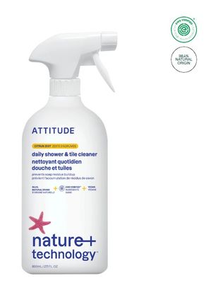 attitude daily shower &amp; tile cleaner | citrus zest