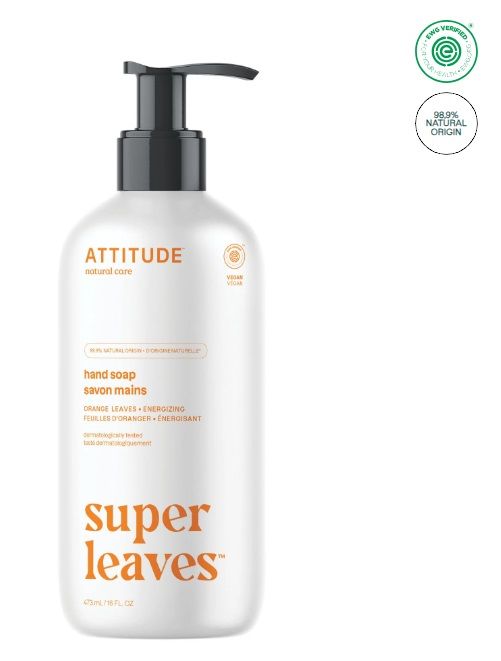 attitude hand soap | orange leaves