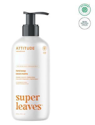 attitude hand soap | orange leaves