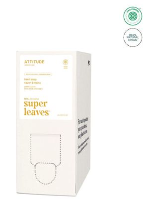 attitude hand soap refill | lemon leaves