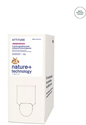 attitude fruit &amp; veg wash refill | unscented