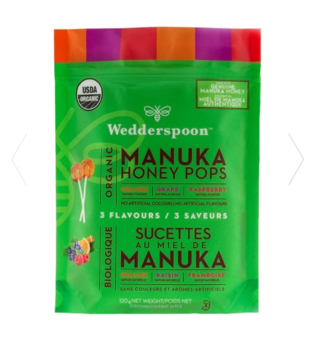 wedderspoon manuka honey pops