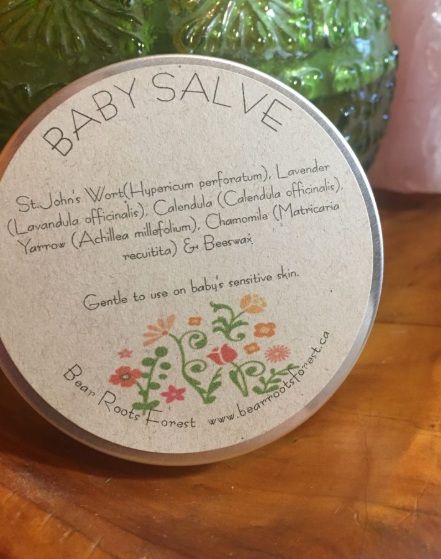bear roots forest baby salve
