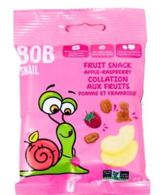 bob snail fruit snack | apple raspberry