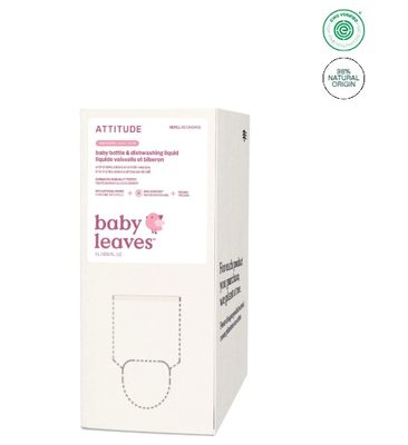 attitude baby bottle dish soap | unscented | refill