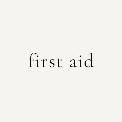 first aid