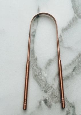 essence of life tongue scraper | copper