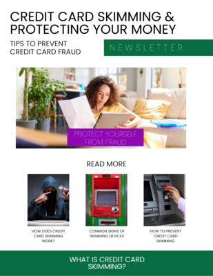 CREDIT CARD SKIMMING & PROTECTING YOUR MONEY