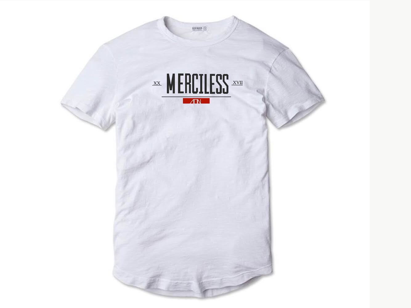 Merciless Tee (wht/short Sleeve)