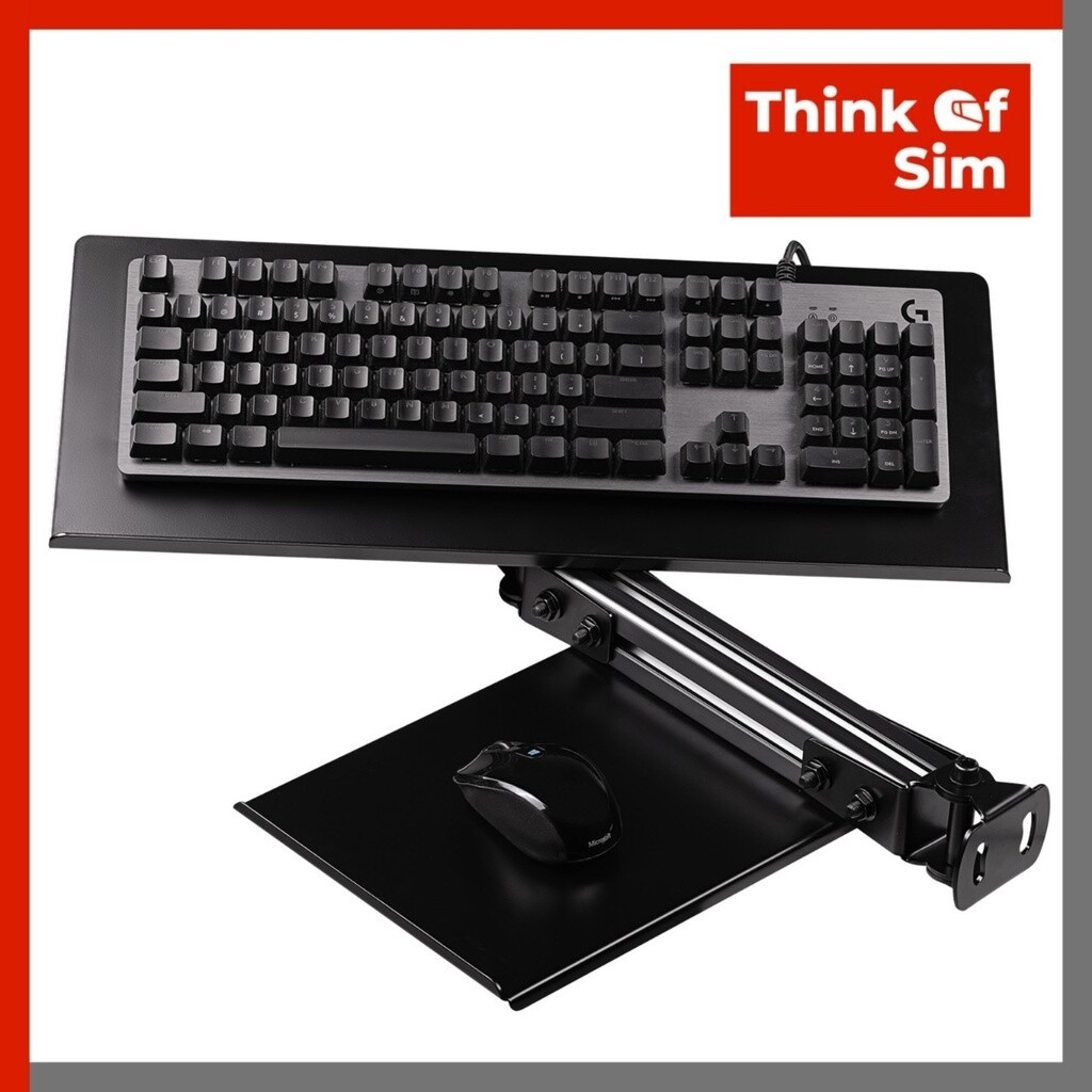 Next Level Racing F-GT Elite Keyboard and Mouse Tray Carbon Grey