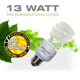 13W SunBlaster CFL 6400 Kelvin Single