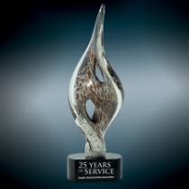 Spire Twist Art Glass