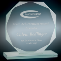 Octagon Jade Glass Award