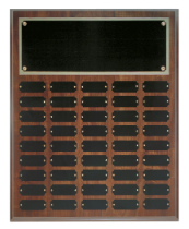 Cherry Finish Perpetual Plaque (36-60 plates)