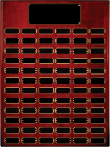 Rosewood Piano Finish Perpetual Plaque (60-84 plates)