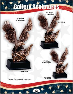Bronze American Eagle on Base