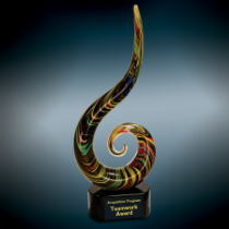 Color Swoop Art Glass
