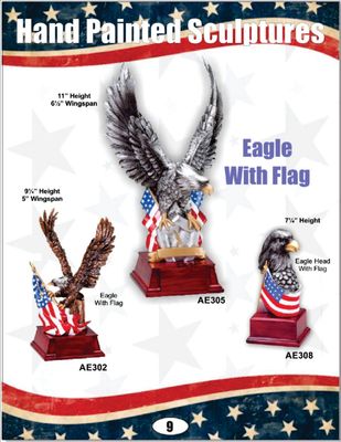 Eagle with Flag