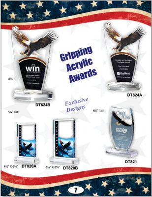 Gripping Acrylic Awards
