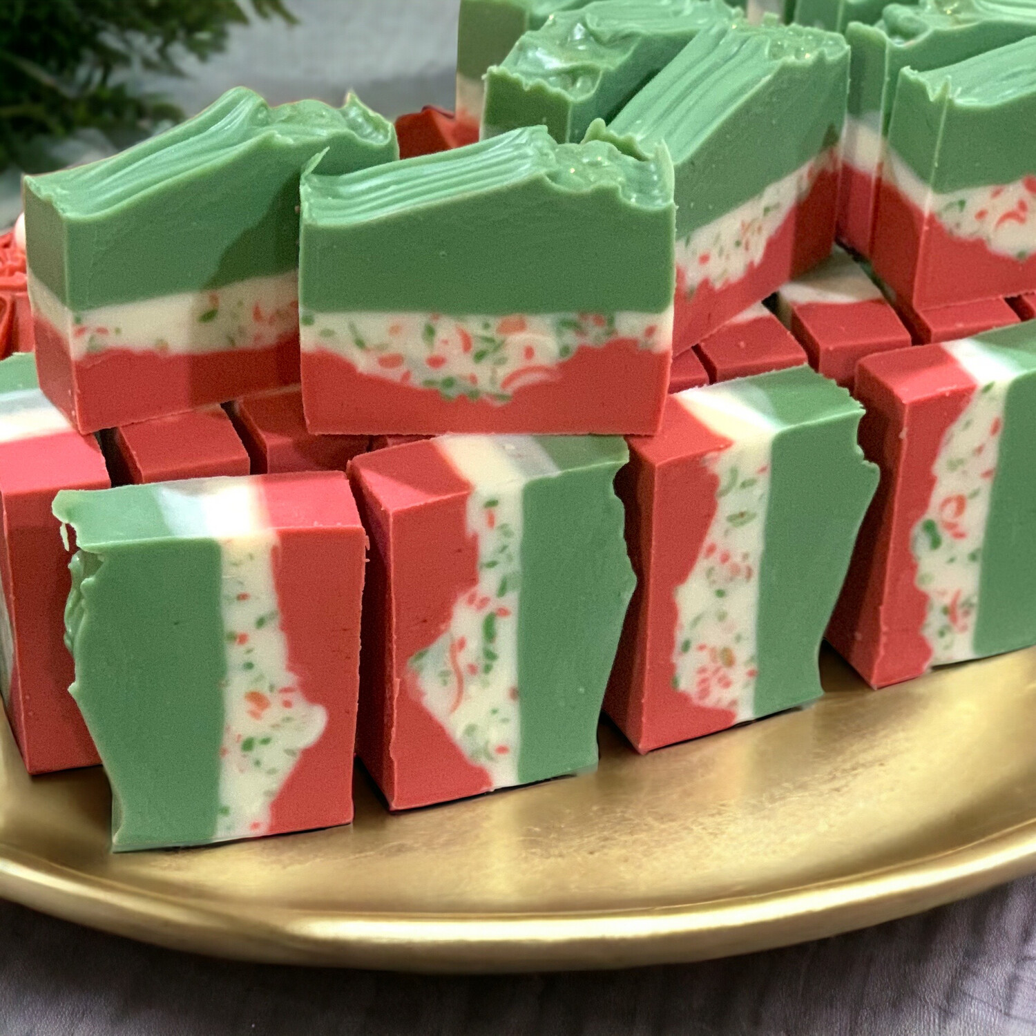 Holiday “Elf Stockings” Handmade Soap