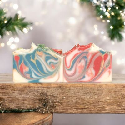 Holiday “Merry Mistletoe” Handmade Soap
