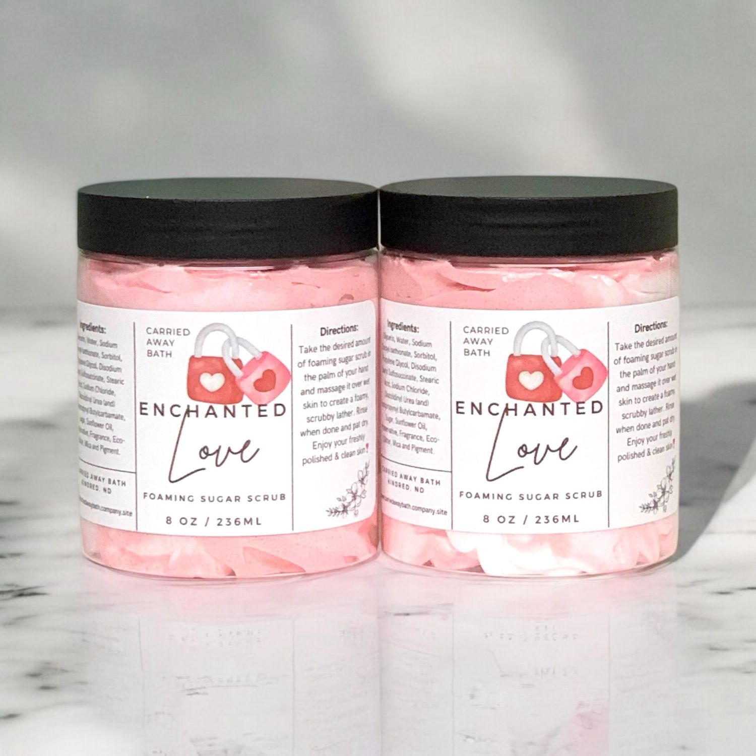 Foaming Sugar Scrub - Love In Bloom Collection