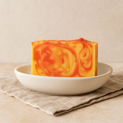 Orange Cranberry Spice Handmade Soap – Warm &amp; Fruity Fall Favorite