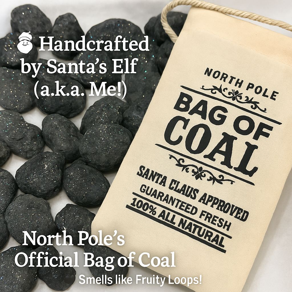 North Pole Coal Soap